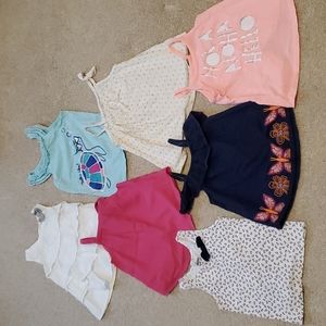 Set of 7, toddler tank tops, size 3T, Old Navy, Gymboree, Oshkosh B'gosh...